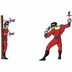 Cirque Embroidery Design 6